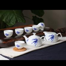 8头釉中竹茶具