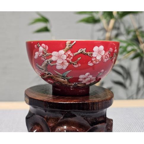 中国红梅花主人杯