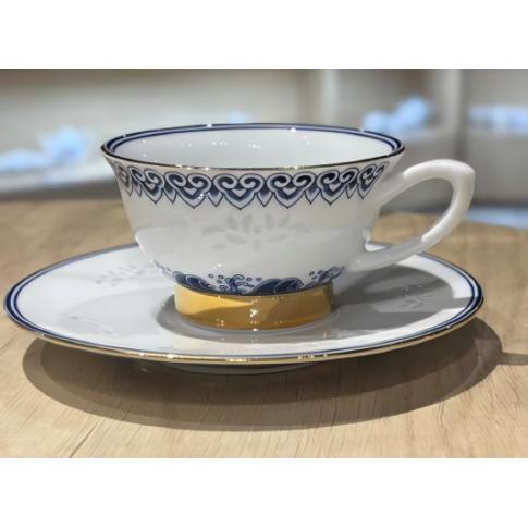 2头宝相万干玲珑咖啡杯碟