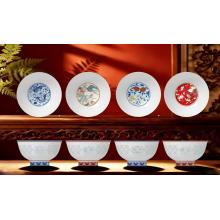 4头碗事如意饭具套组