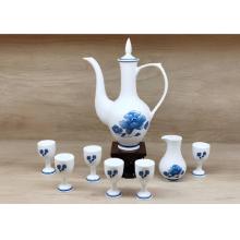 10头青花酒具-青韵