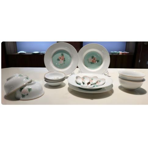 12头繁花似锦餐具