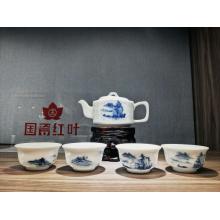 五头玲珑茶具 中国梦山...
